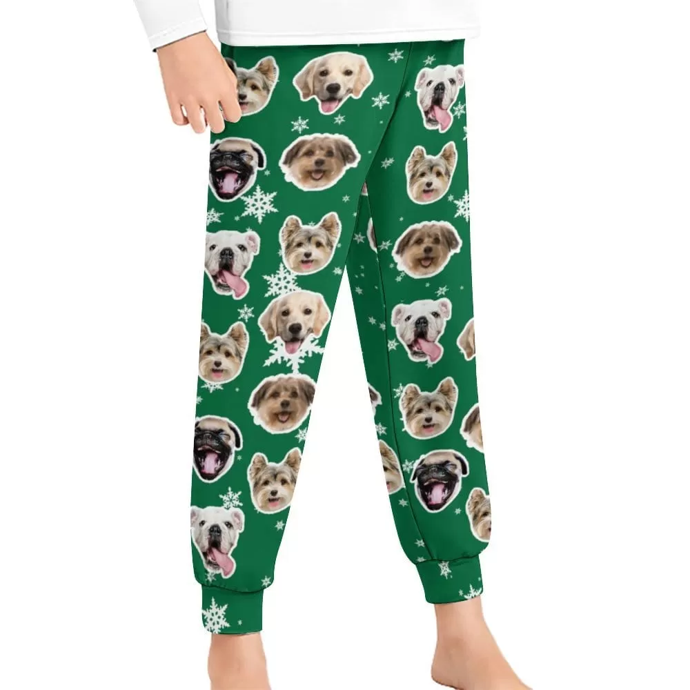 Custom Family Faces Slumber Party Unisex Long Pajama Pants Best Christmas Gifts for Family