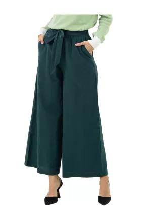 DAISY By VOIR Drawstring Ribbon Wide Leg Culottes