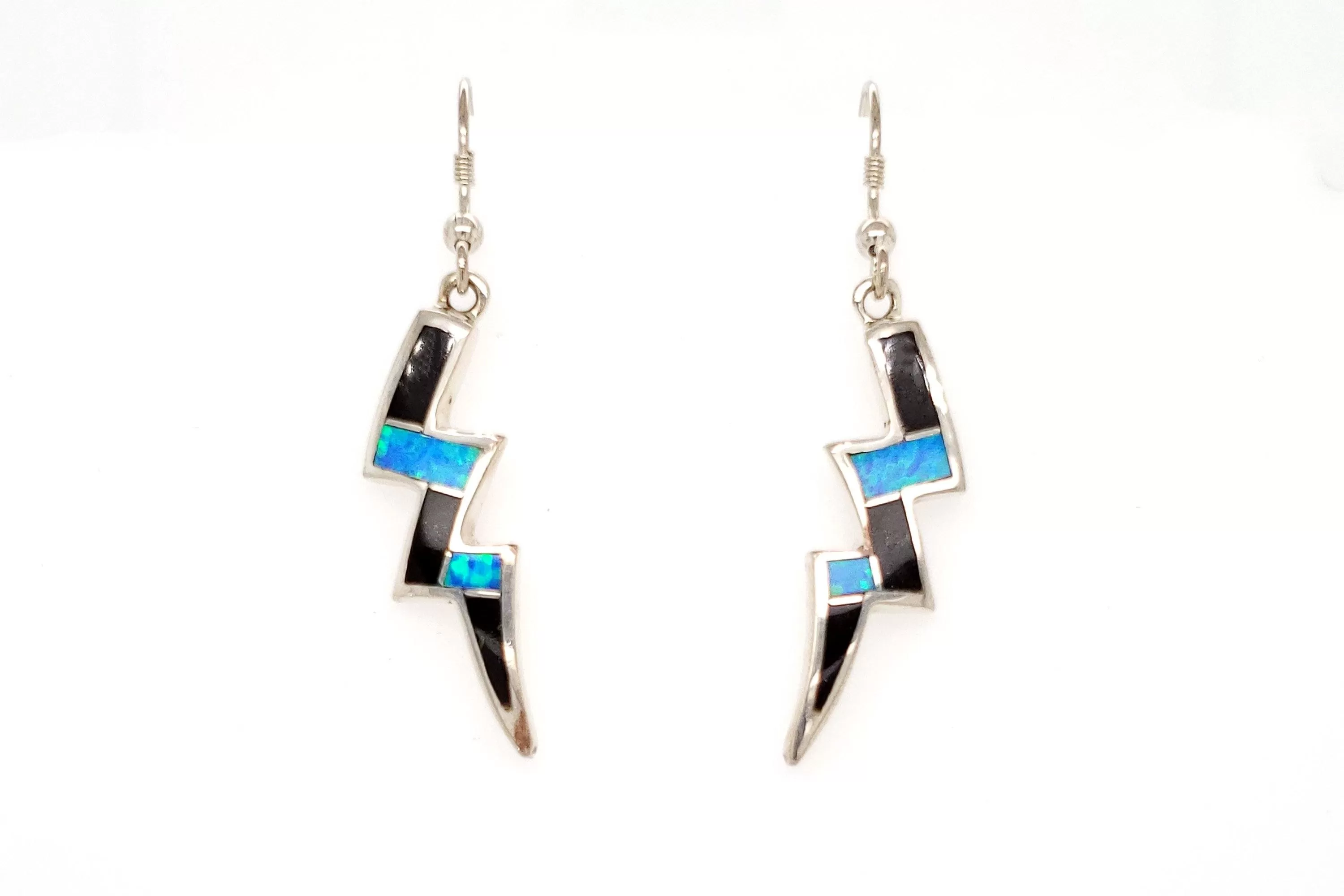 David Rosales Black Beauty Lightning Bolt Earrings