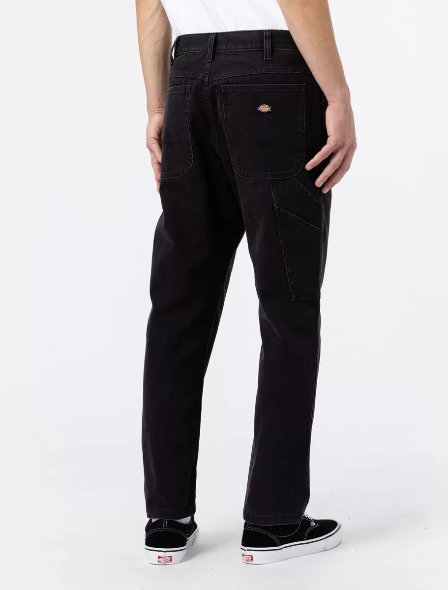 Dickies DC Carpenter men's trousers with patch pockets DK0A4XIFC401 black