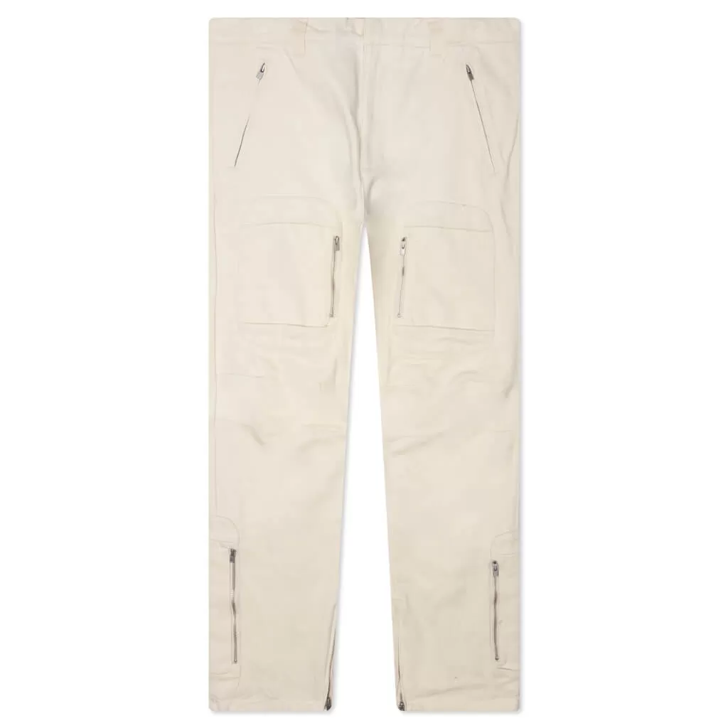 Dive Parachute Pants - Ecru