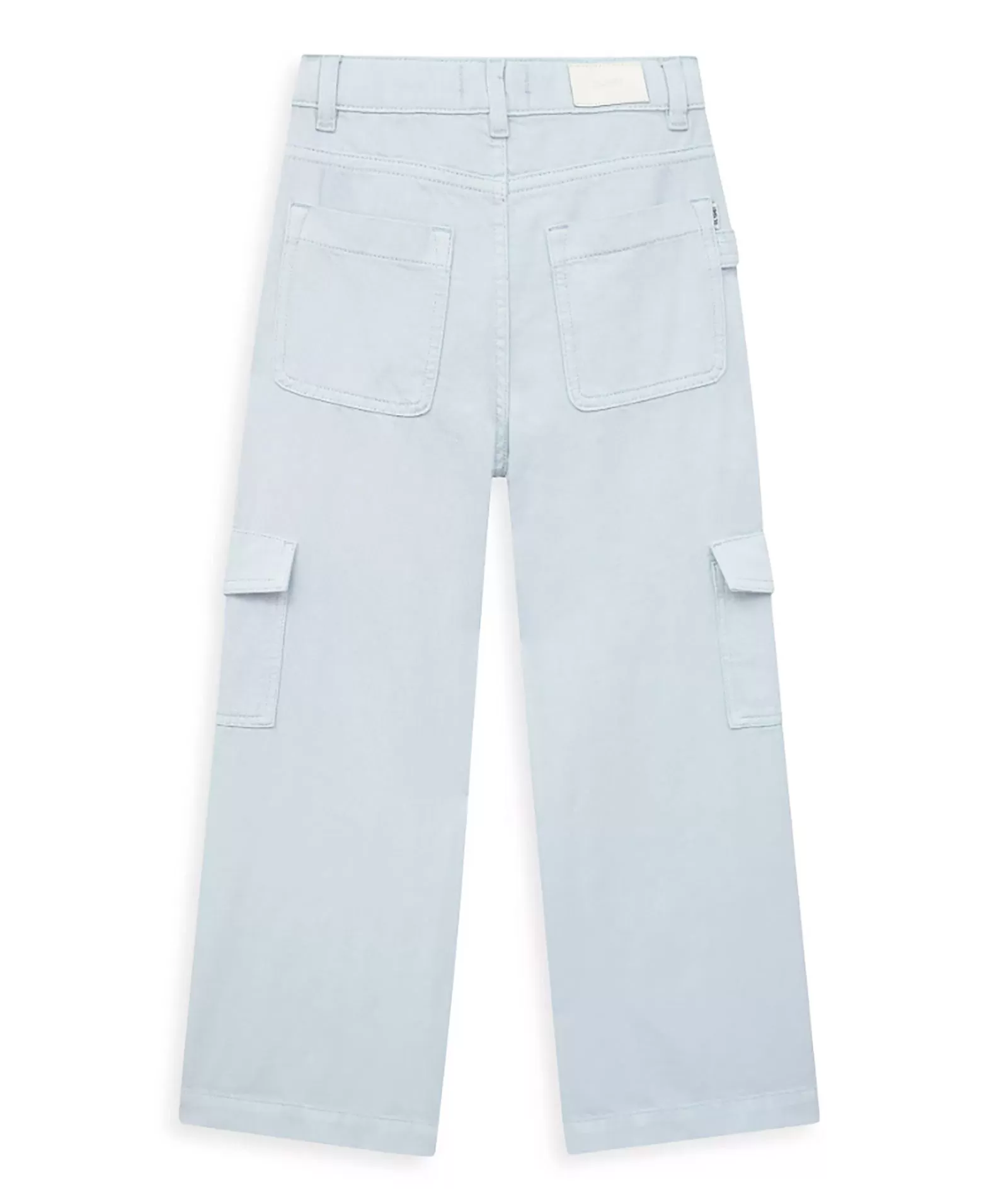 DL1961 Girls Lily Charter Blue Cargo Wide Leg Jeans