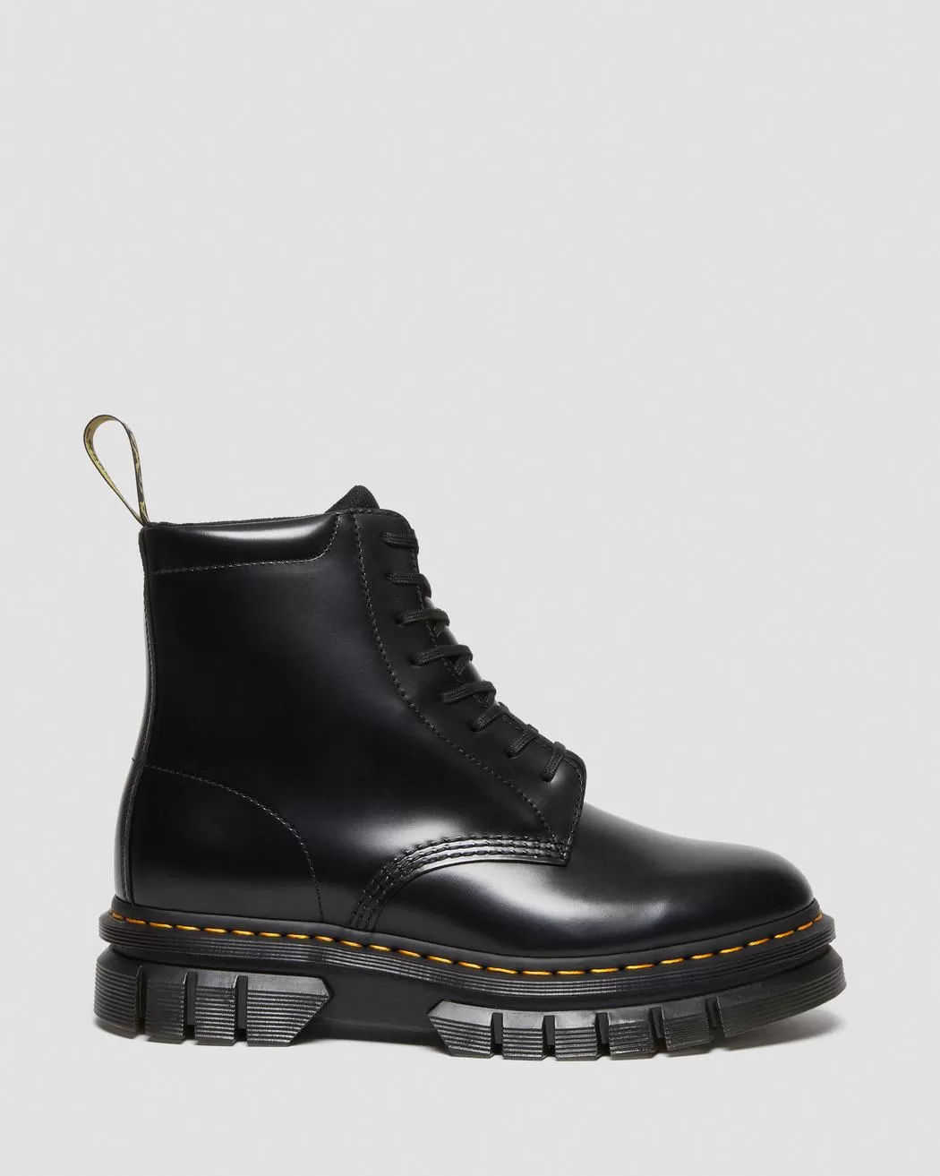 Dr Martens - Rikard Black Polished Smooth Leather Boots 27833001