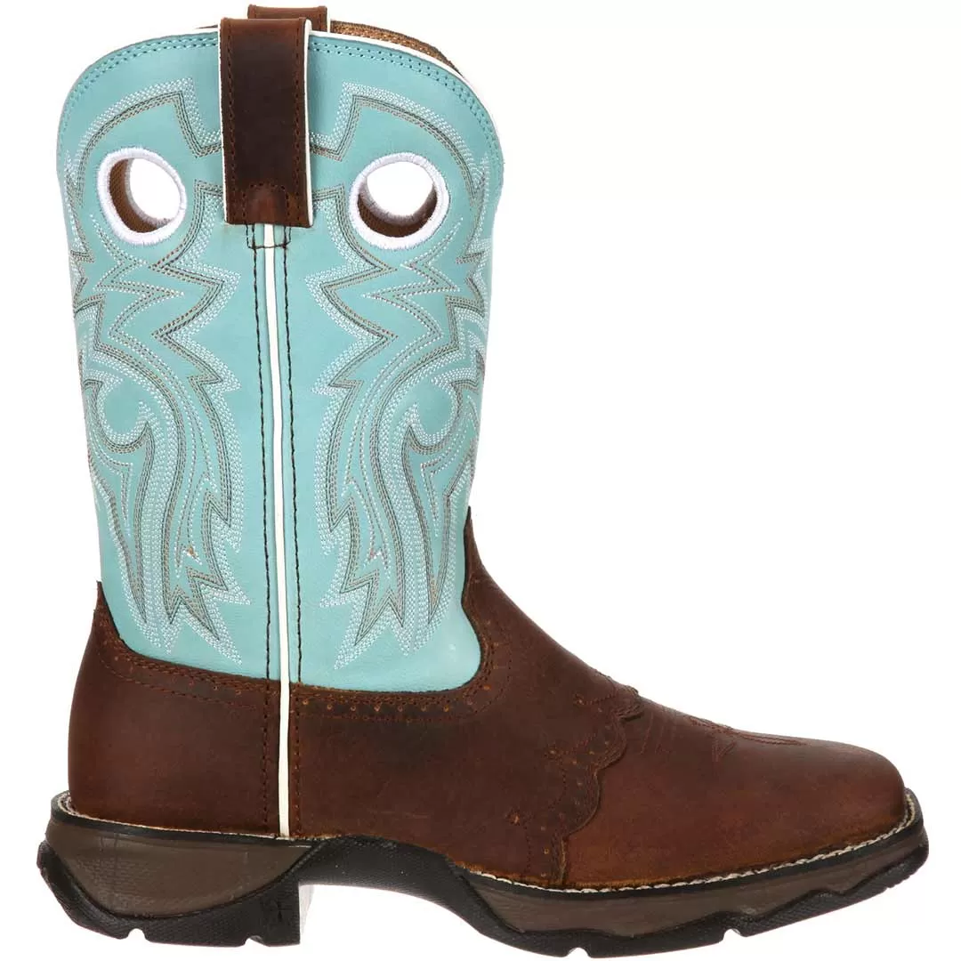 Durango Women's Powder N' Lace Saddle Cowgirl Boots