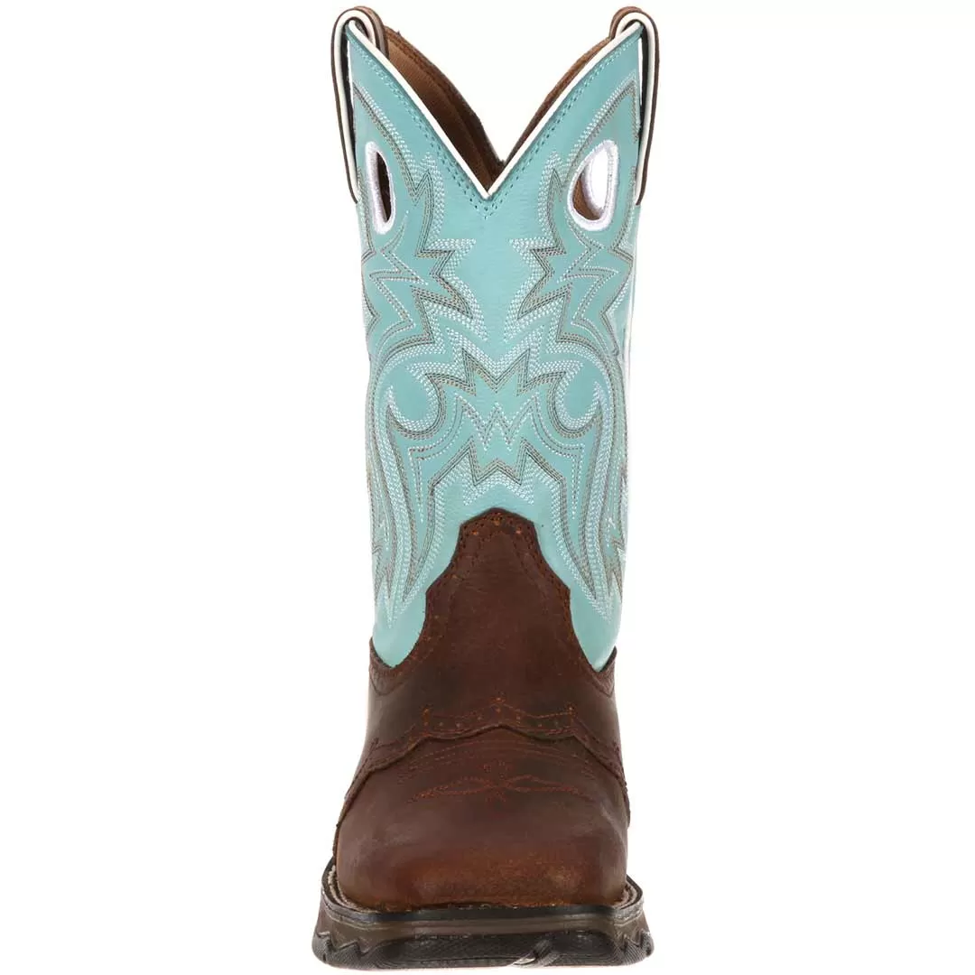 Durango Women's Powder N' Lace Saddle Cowgirl Boots