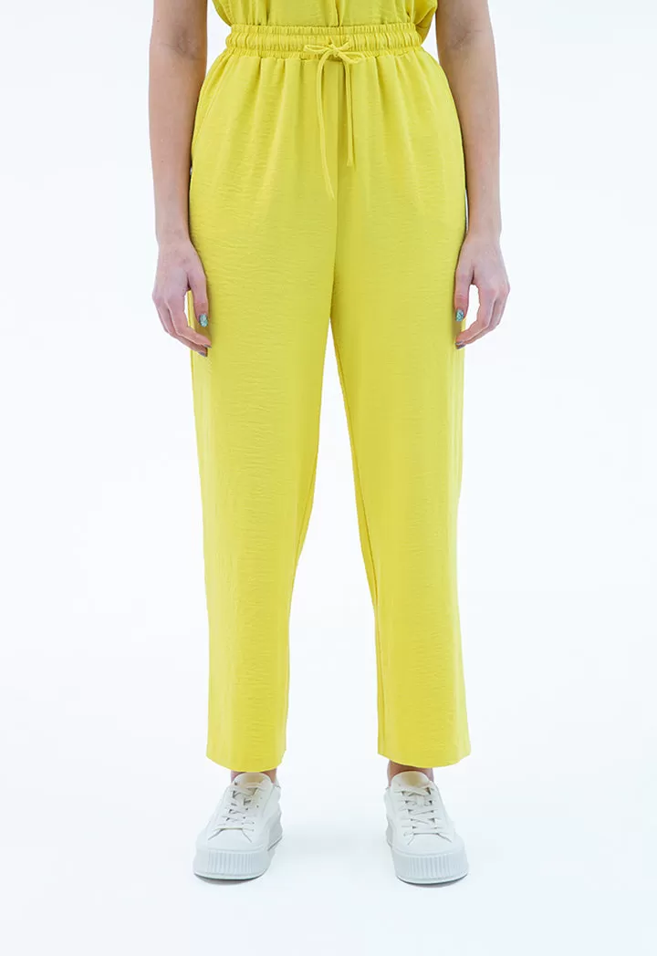 Elacticated Waist Solid Culottes