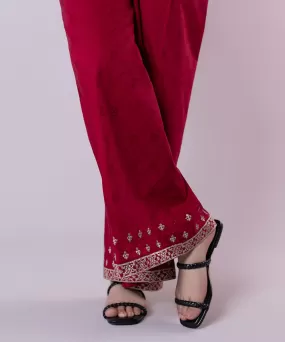 Embroidered Jacquard Culottes