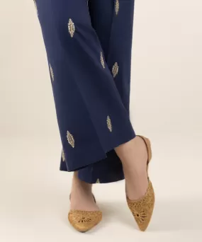 Embroidered Lawn Culottes