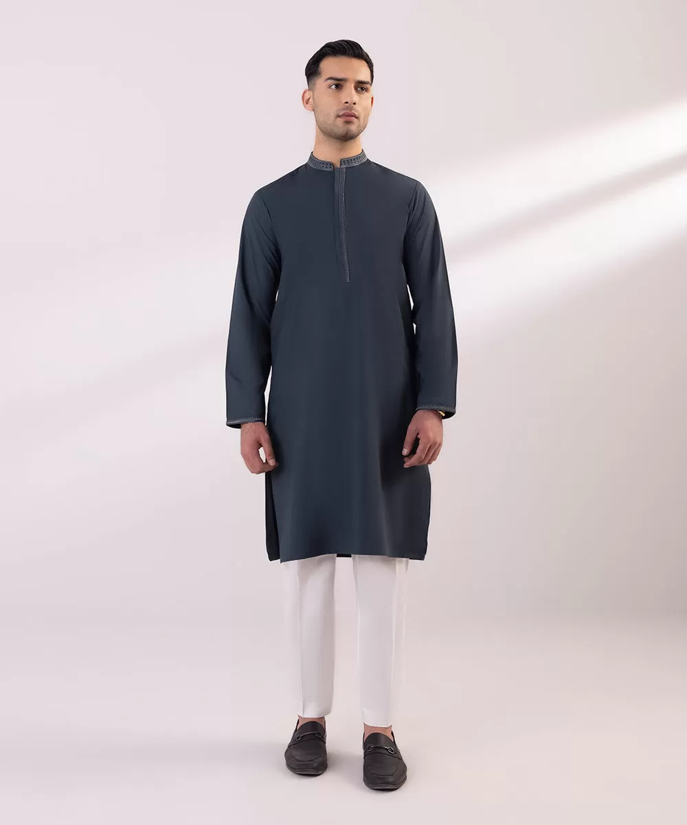 Embroidered Wash & Wear Kurta