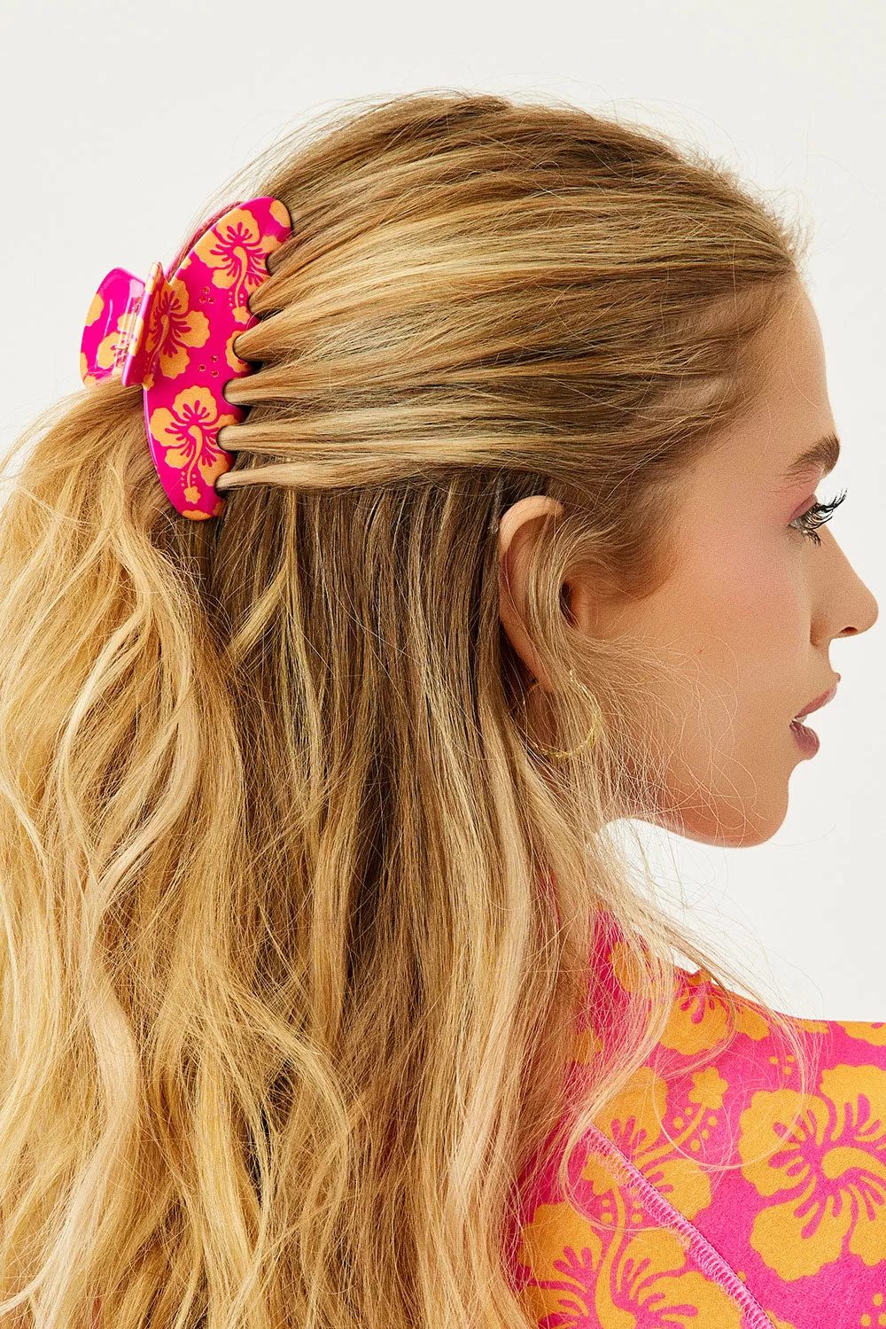 Emi Jay Big Effing Claw Hair Clip - Hibiscus Honey