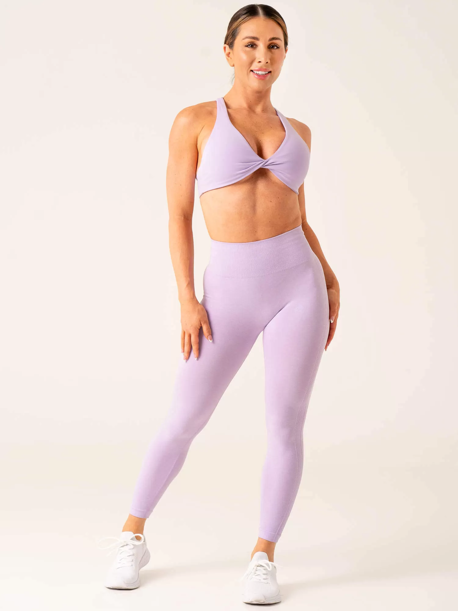 Evolve Seamless Leggings - Lavender Marl