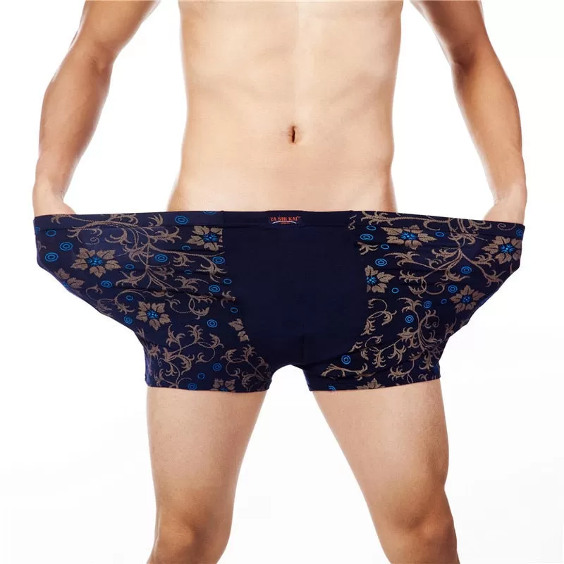 Fashion Underwear Men Boxers Underpants Sexy Print Man'S Pants