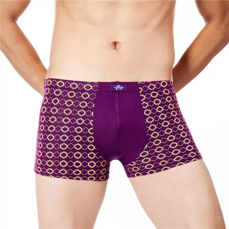 Fashion Underwear Men Boxers Underpants Sexy Print Man'S Pants