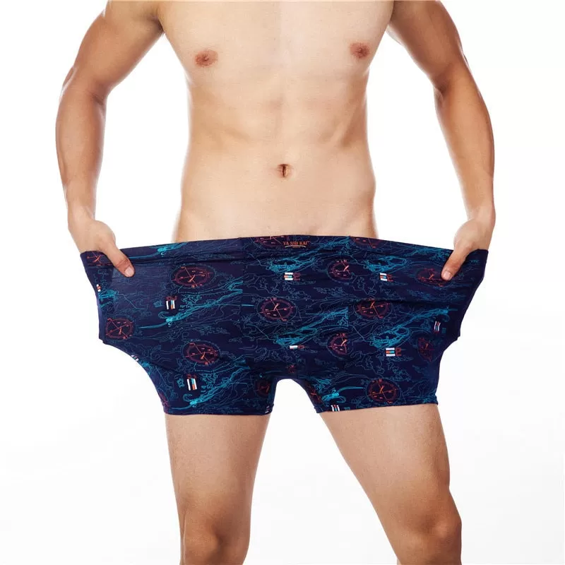 Fashion Underwear Men Boxers Underpants Sexy Print Man'S Pants