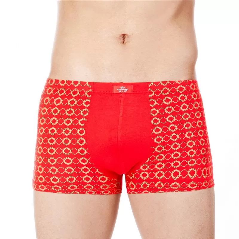 Fashion Underwear Men Boxers Underpants Sexy Print Man'S Pants