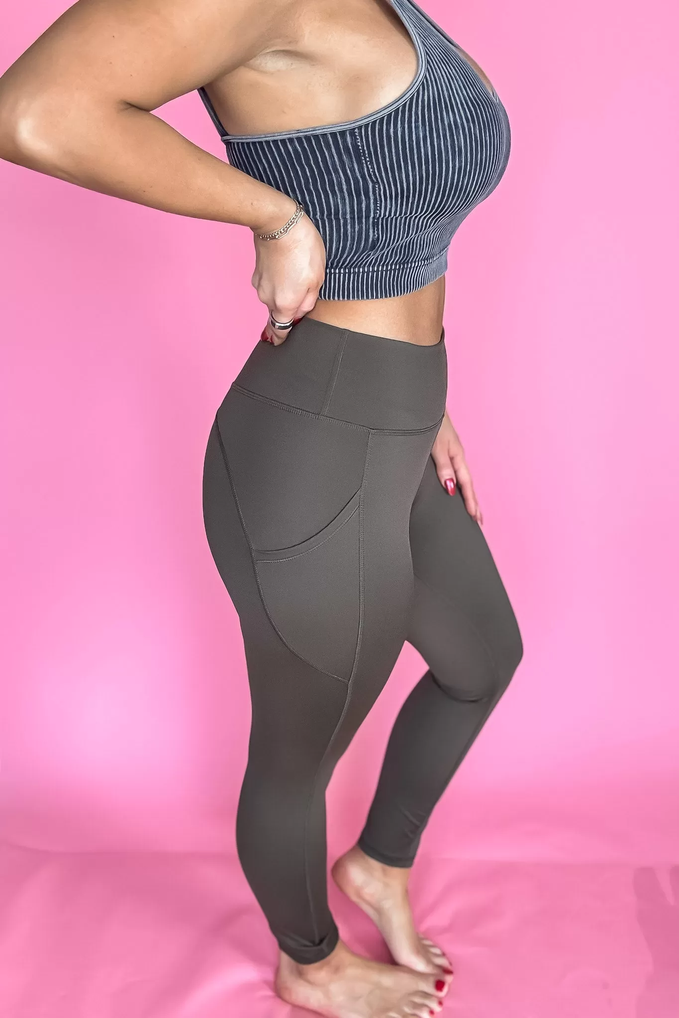 Fast and Freely Olive Leggings