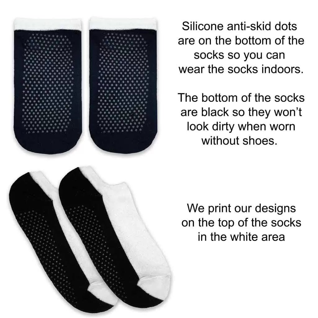 Funny Feet Socks Printed with Sippers for Men