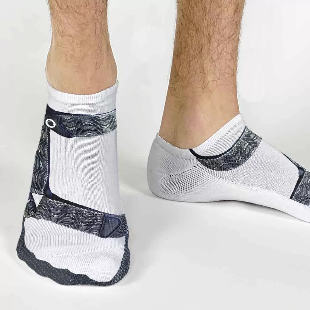 Funny No Show Sandal Socks for Men