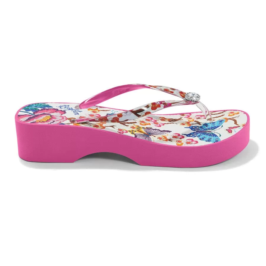 Geisha Platform Flip Flops