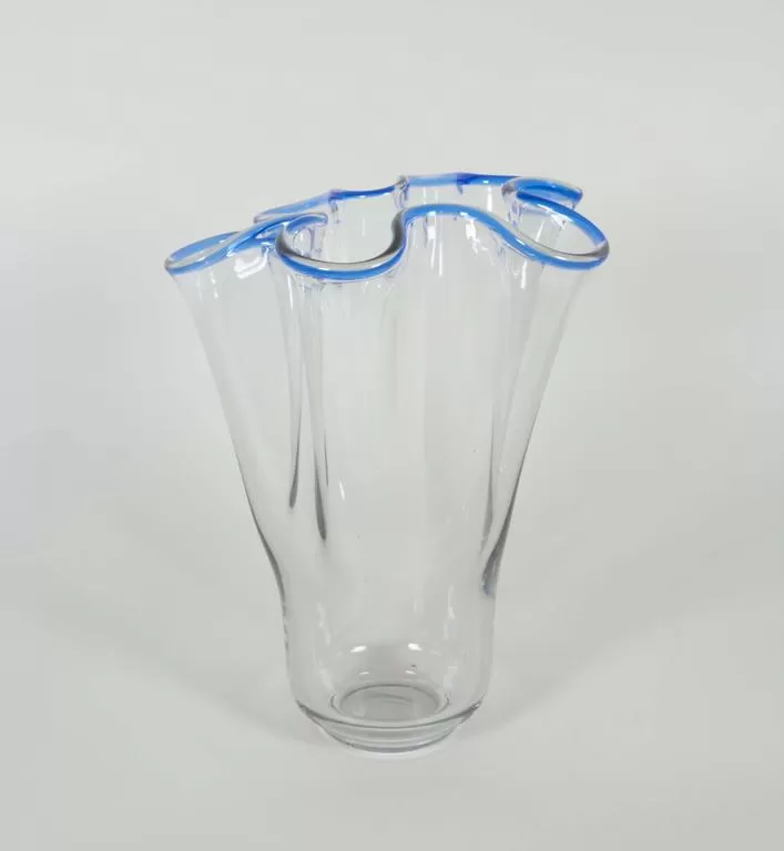 Glass Handkerchief Vase