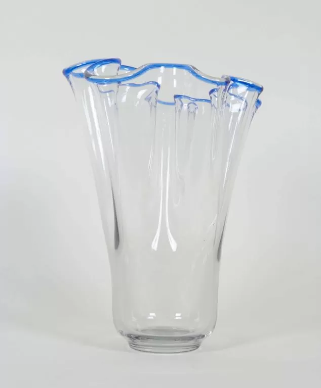 Glass Handkerchief Vase