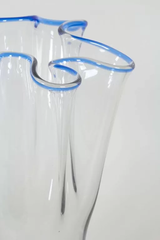 Glass Handkerchief Vase