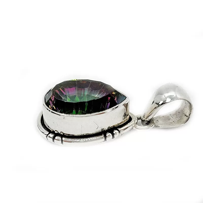 Gloria Mystic Topaz Teardrop Pendant