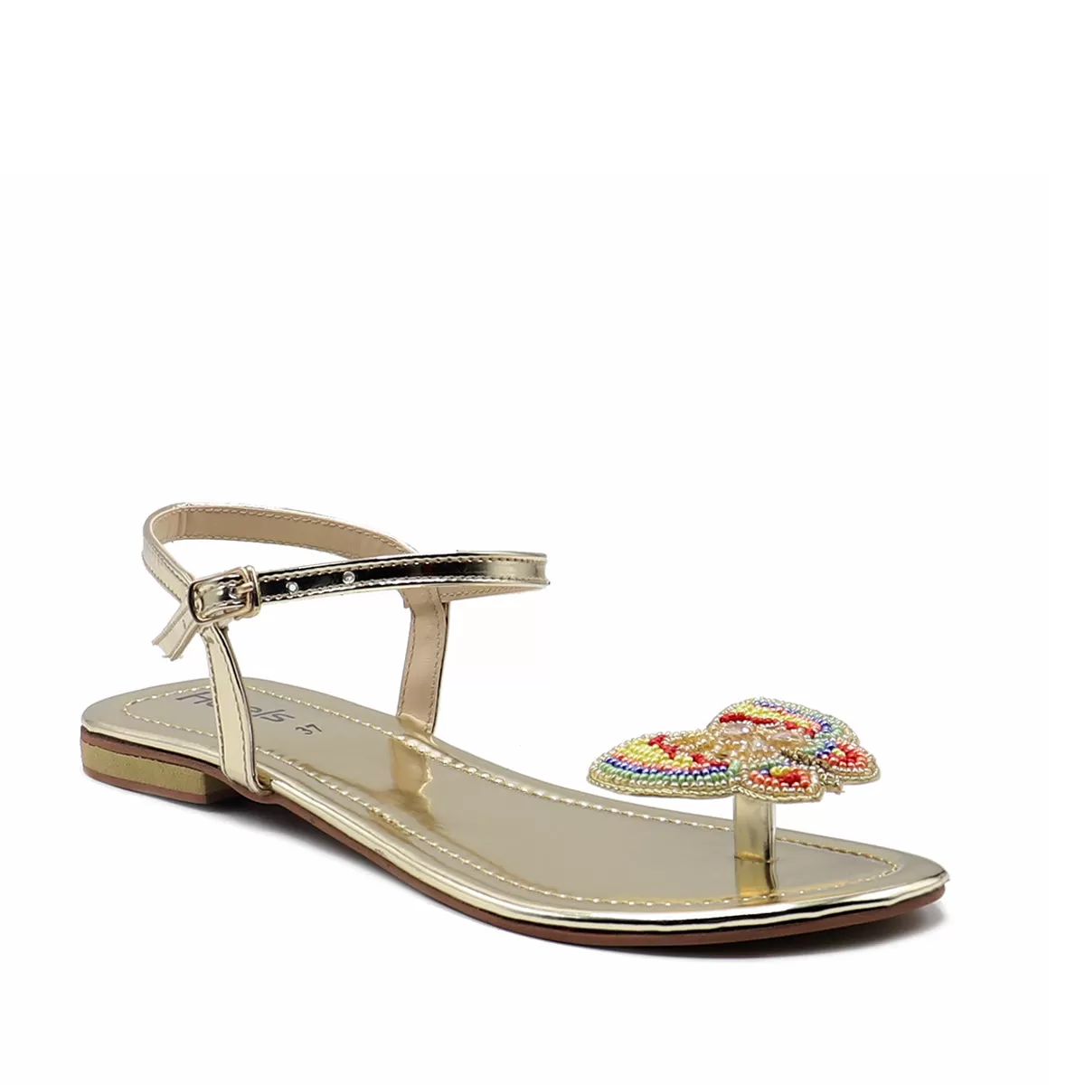 Golden Formal Chappal L00500001