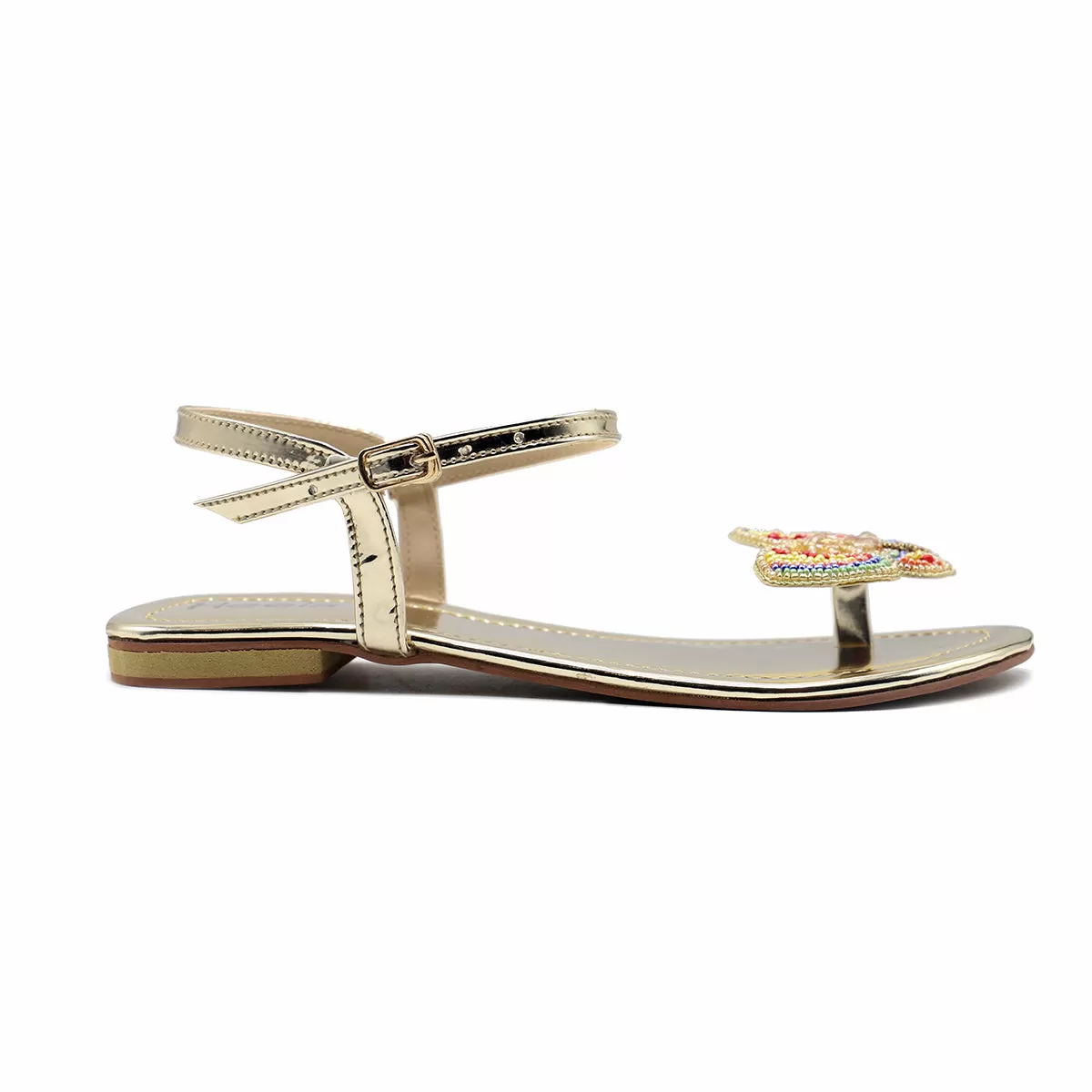 Golden Formal Chappal L00500001