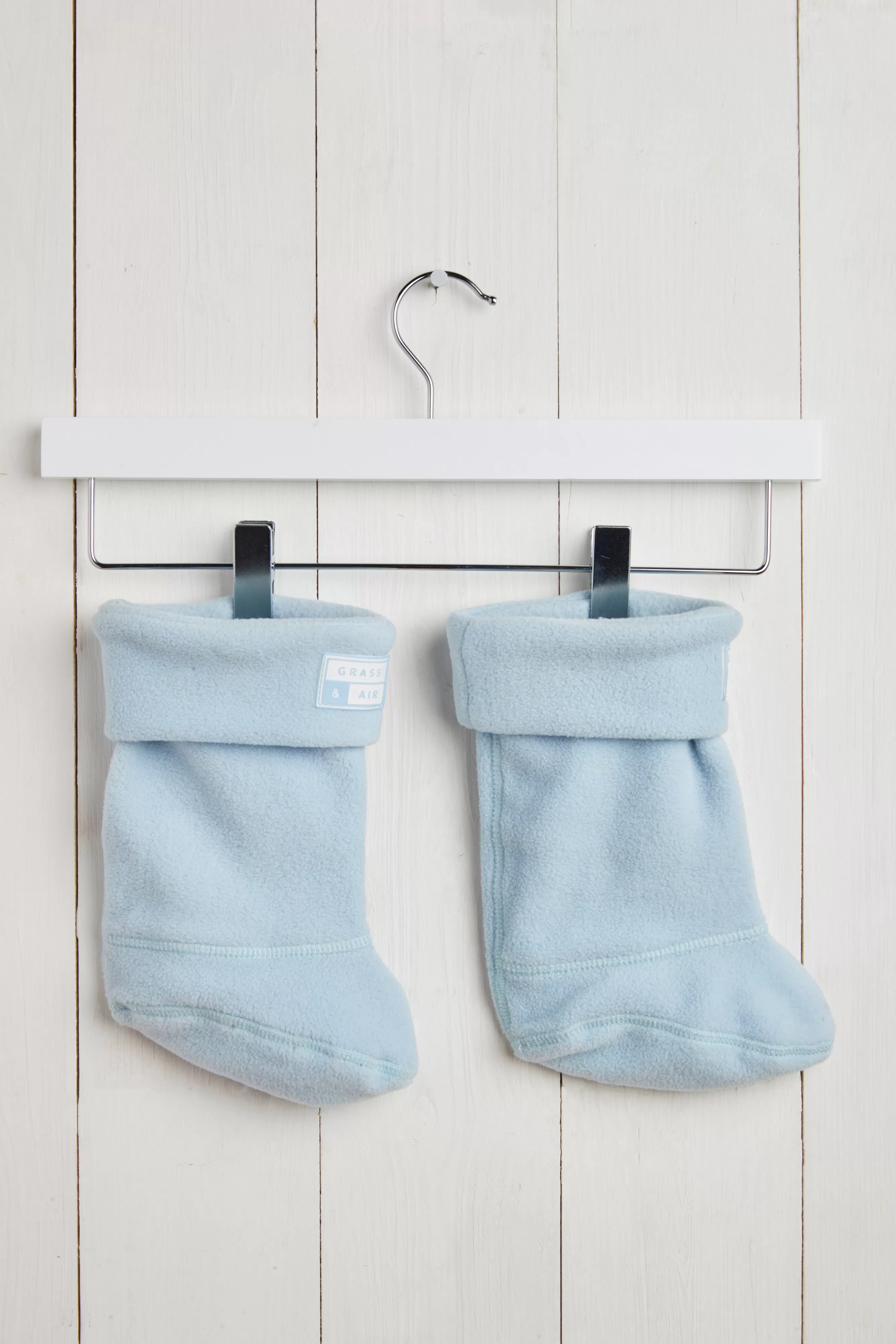 GRASS & AIR - Infant Welly Socks in Baby Blue