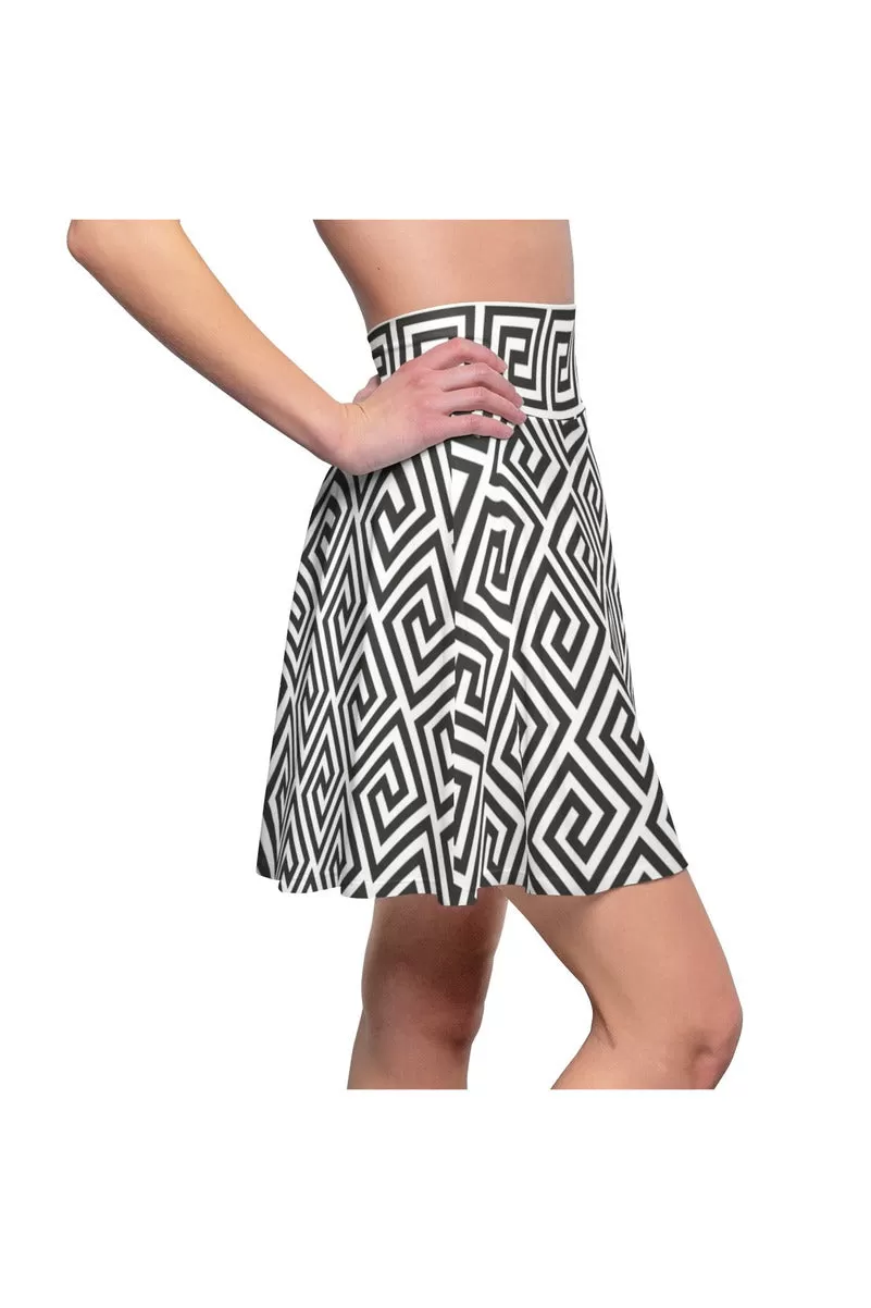 Greek Women's Skater Skirt