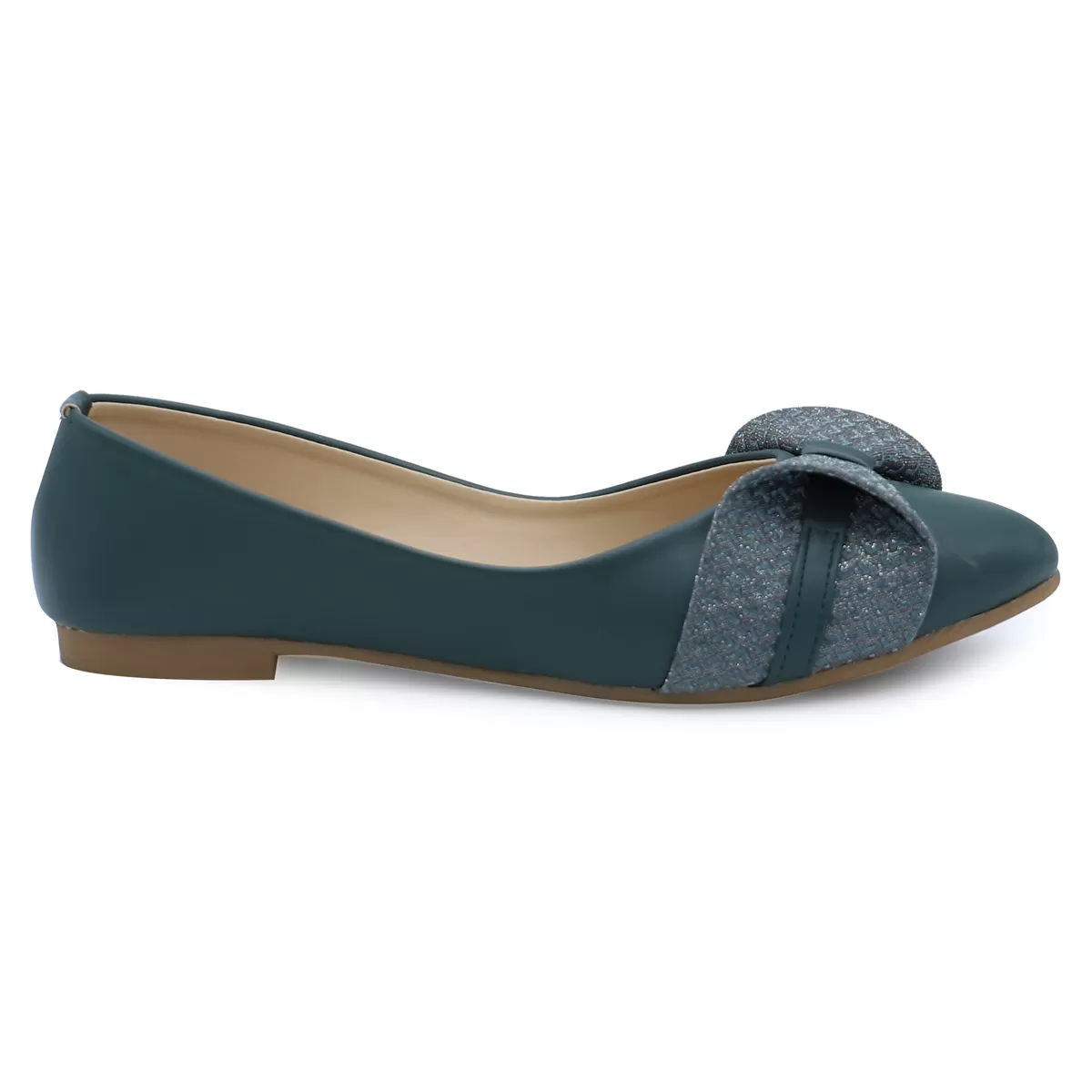 Green Casual Pumps 090747