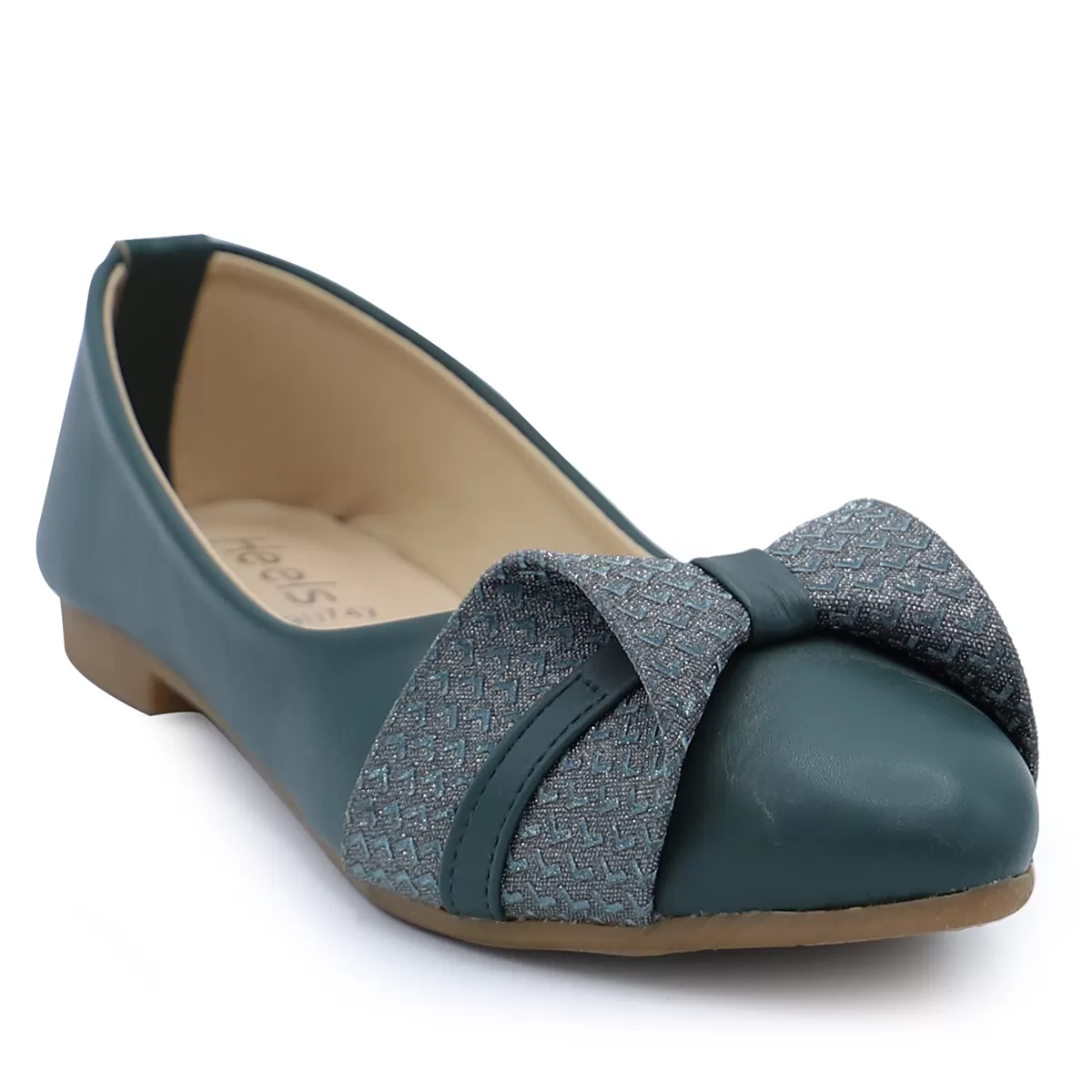 Green Casual Pumps 090747