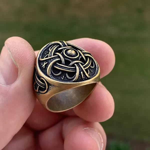 Hail Odin Ring - Bronze or Sterling Silver