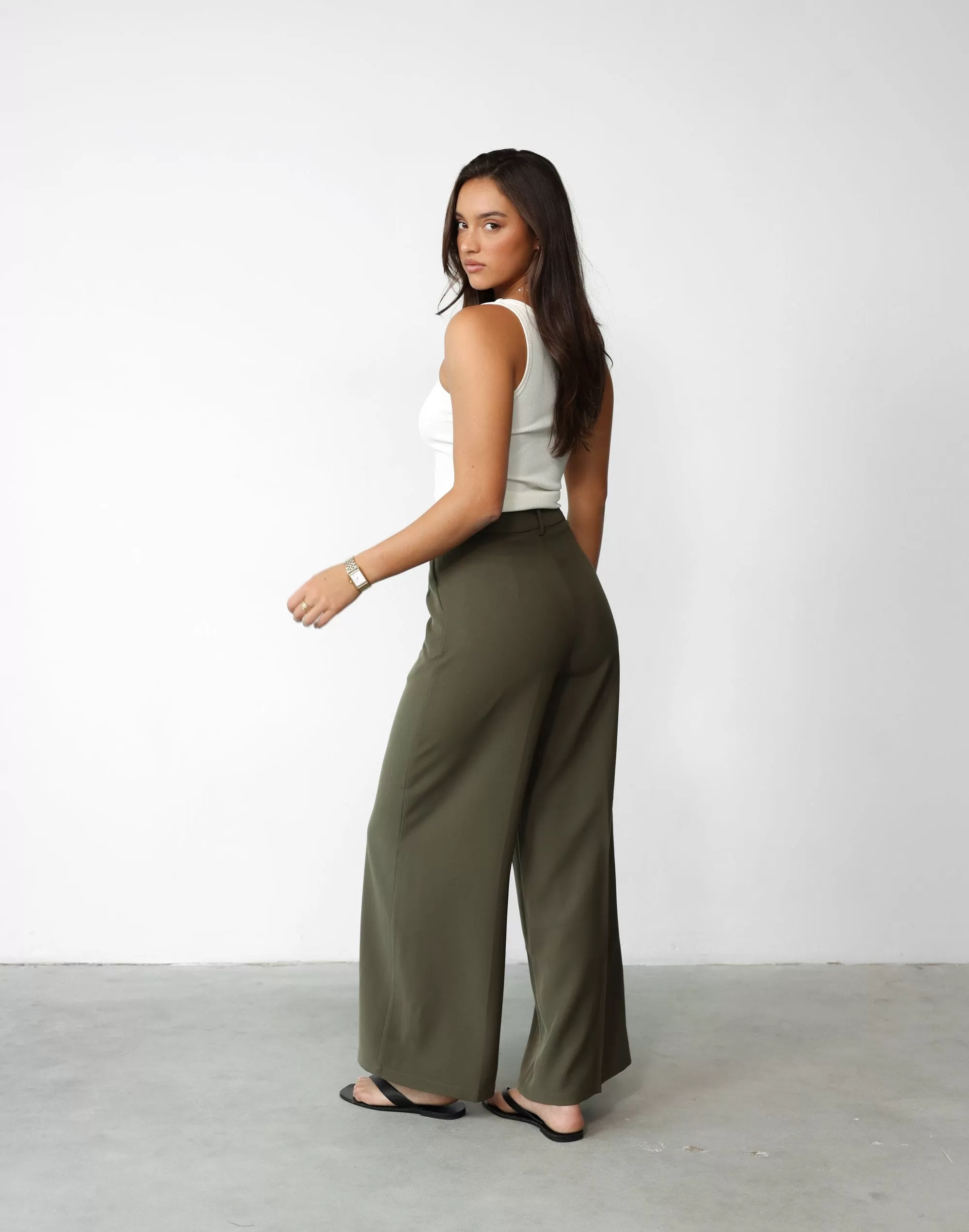 Harper Pants (Burnt Olive)