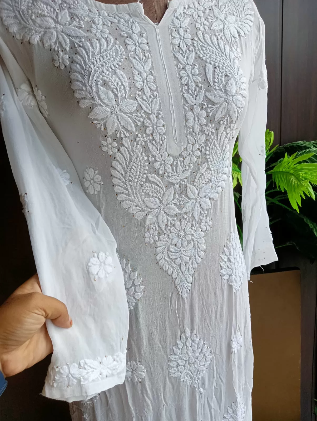 Haya Premium Viscose Luxury Chikankari Kurta