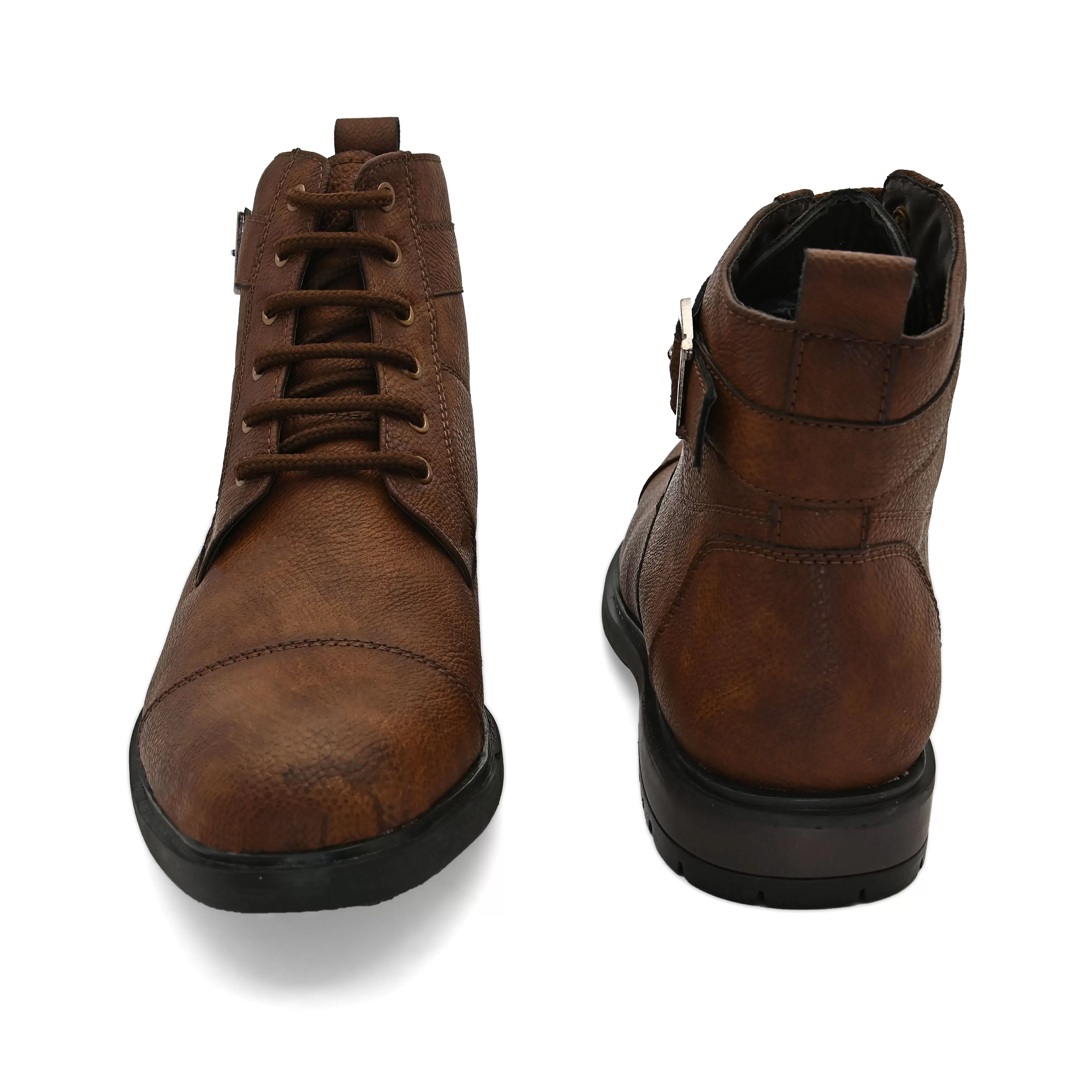 Hype Brown Mid-top Boots