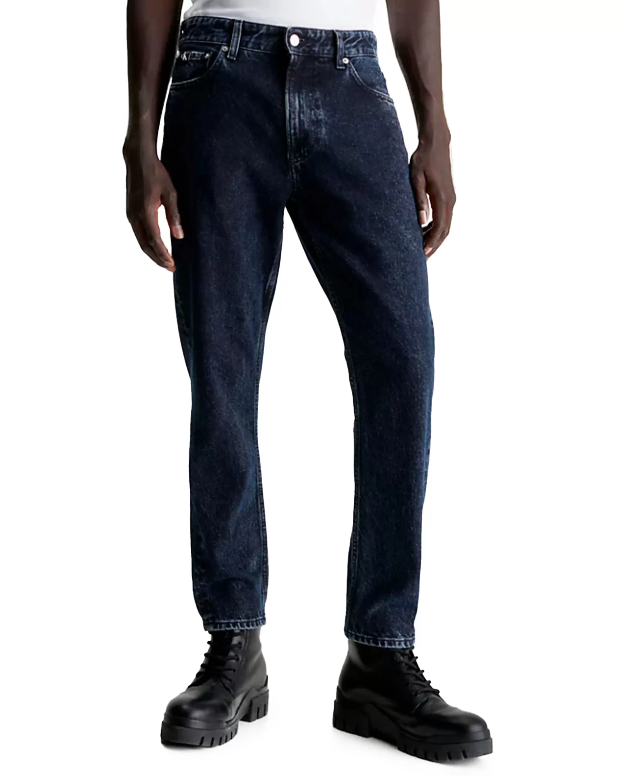 Jeans Uomo Dad Jeans Denim Dark