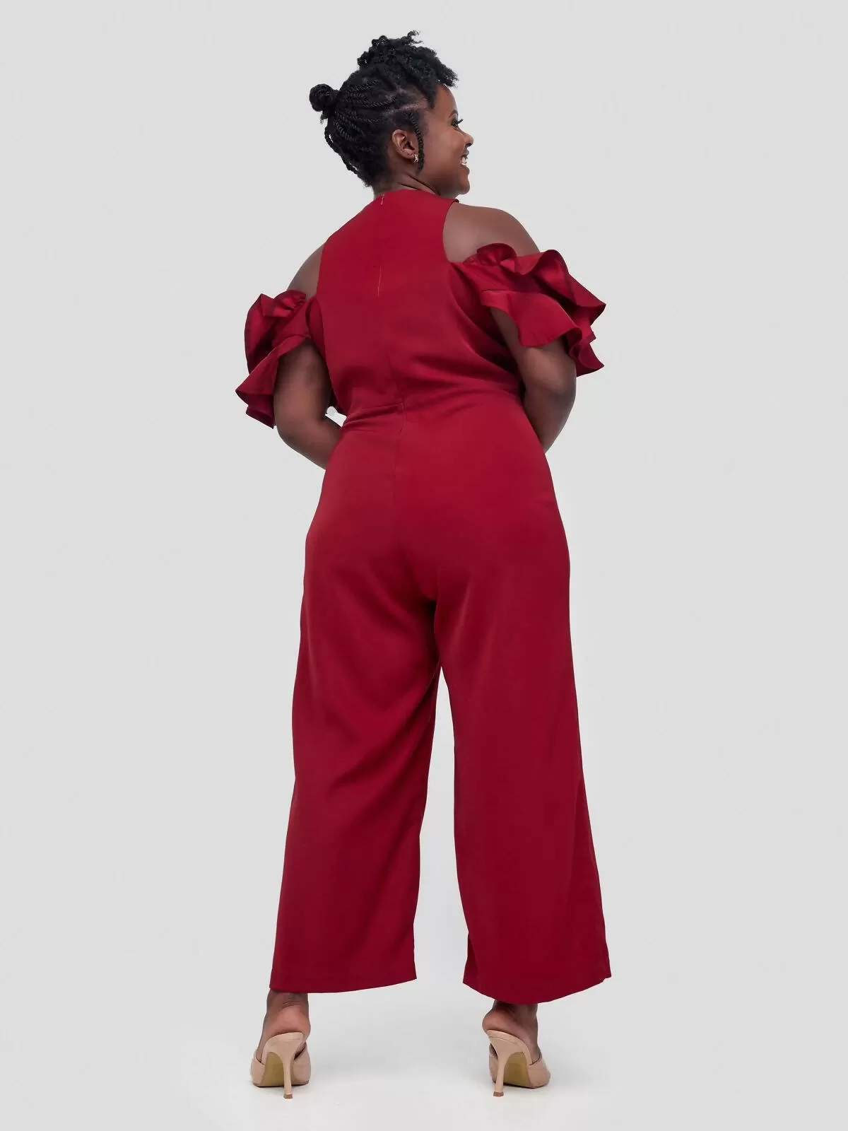 Jem Africa Waithera Culottes Jumpsuit - Maroon