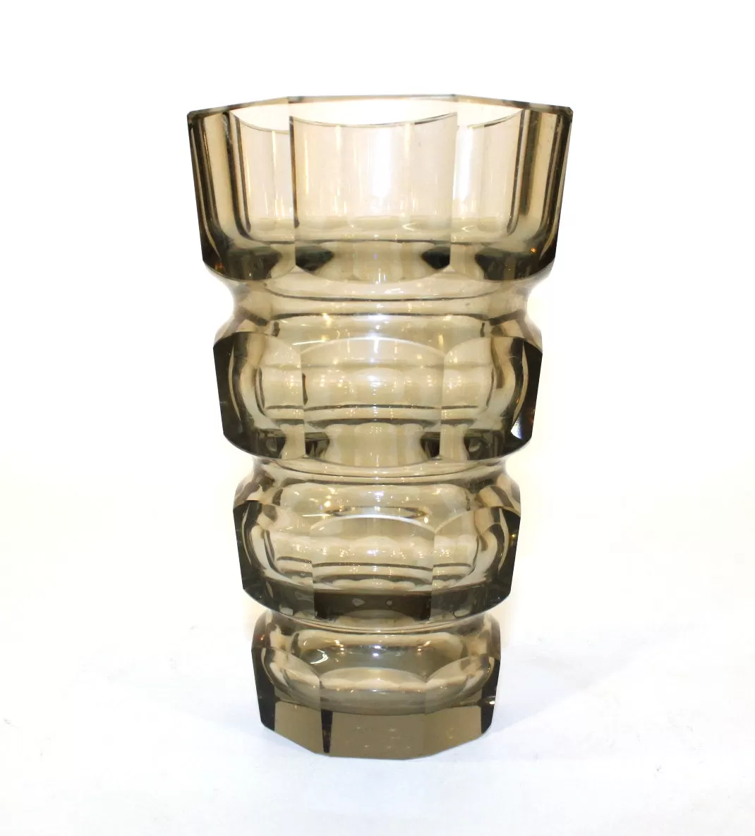 Josef Hoffman Block Glass Vase