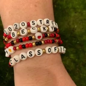 Just Say It: Graduation Custom WORD bracelets