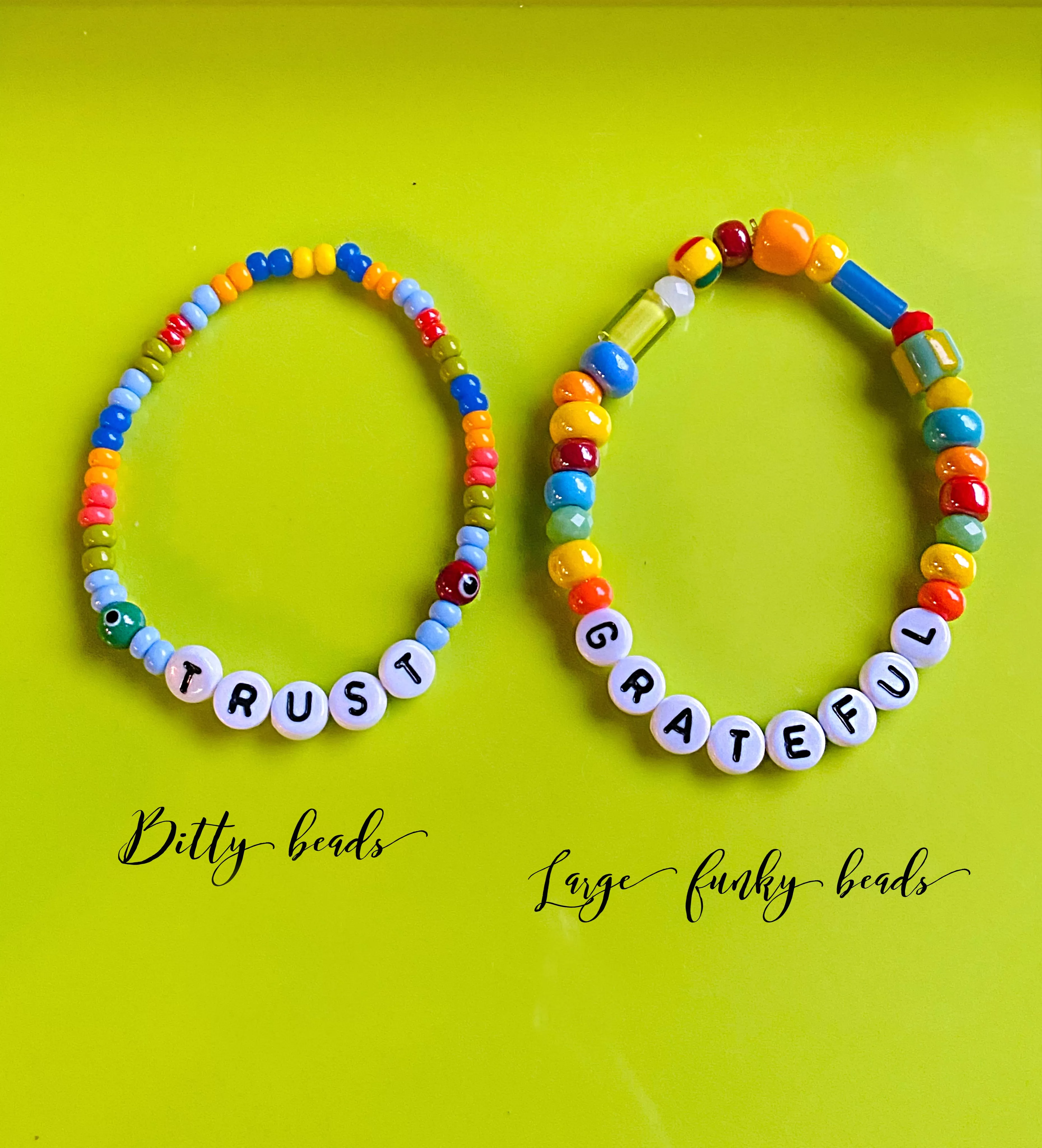 Just Say It: Graduation Custom WORD bracelets