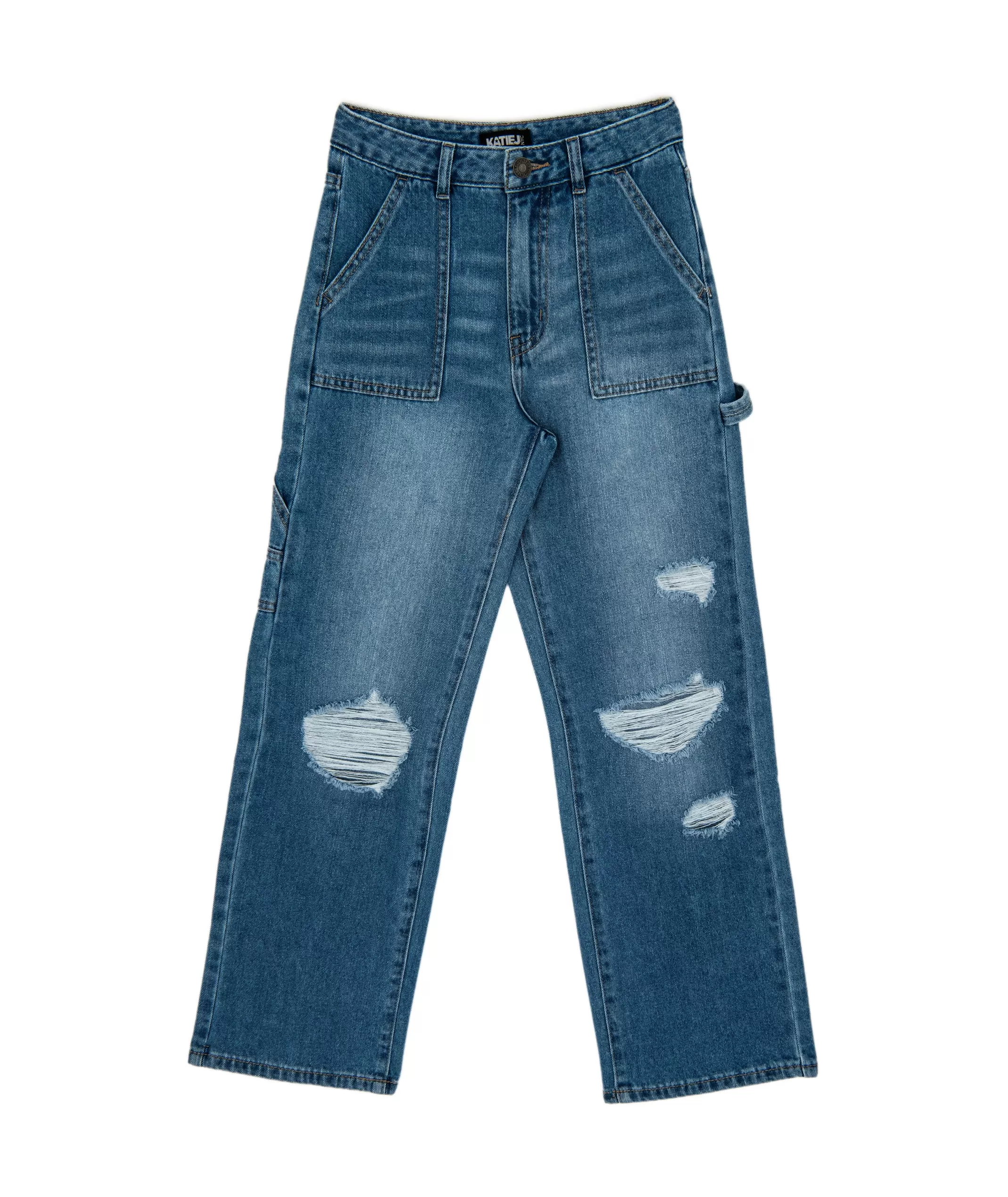 Katie J NYC Girls Houston Medium Wash Jeans