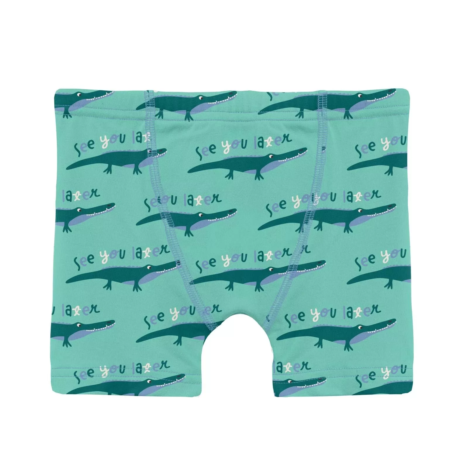 Kickee Pants Boy's Boxer Brief - Glass Later Alligator