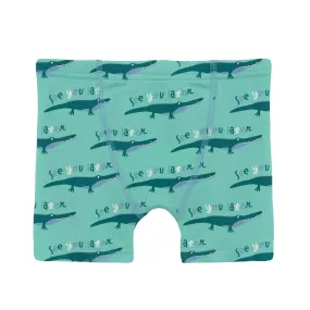 Kickee Pants Boy's Boxer Brief - Glass Later Alligator