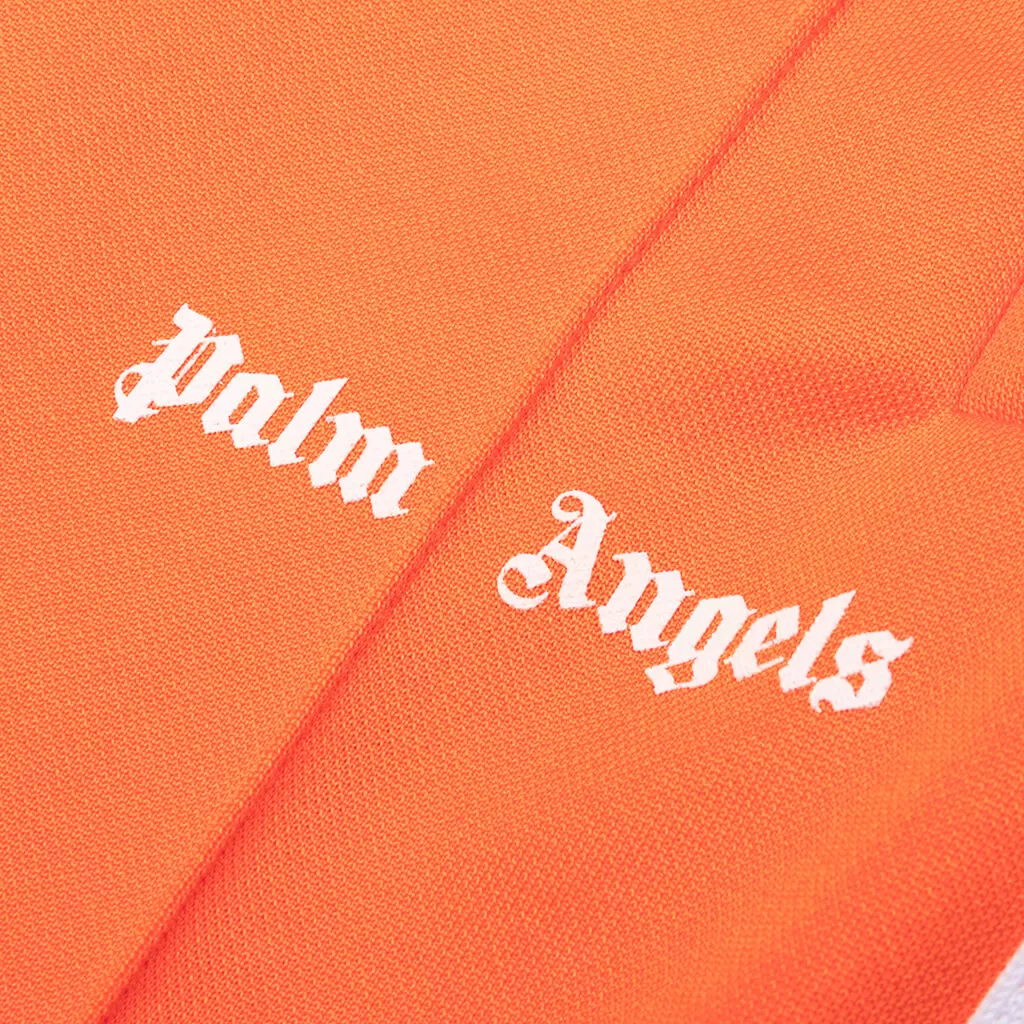 Kid's Logo Track Pants - Orange/White