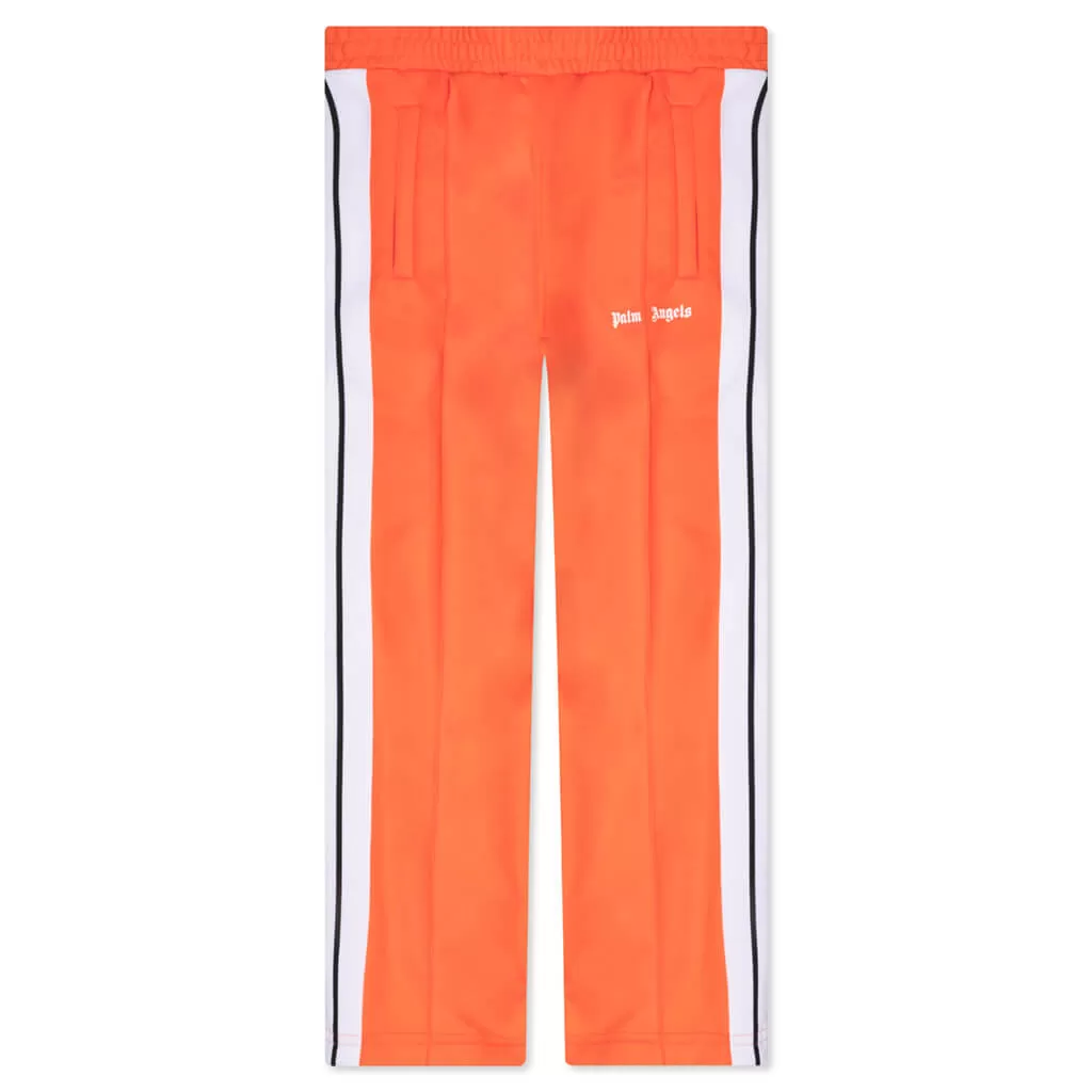 Kid's Logo Track Pants - Orange/White