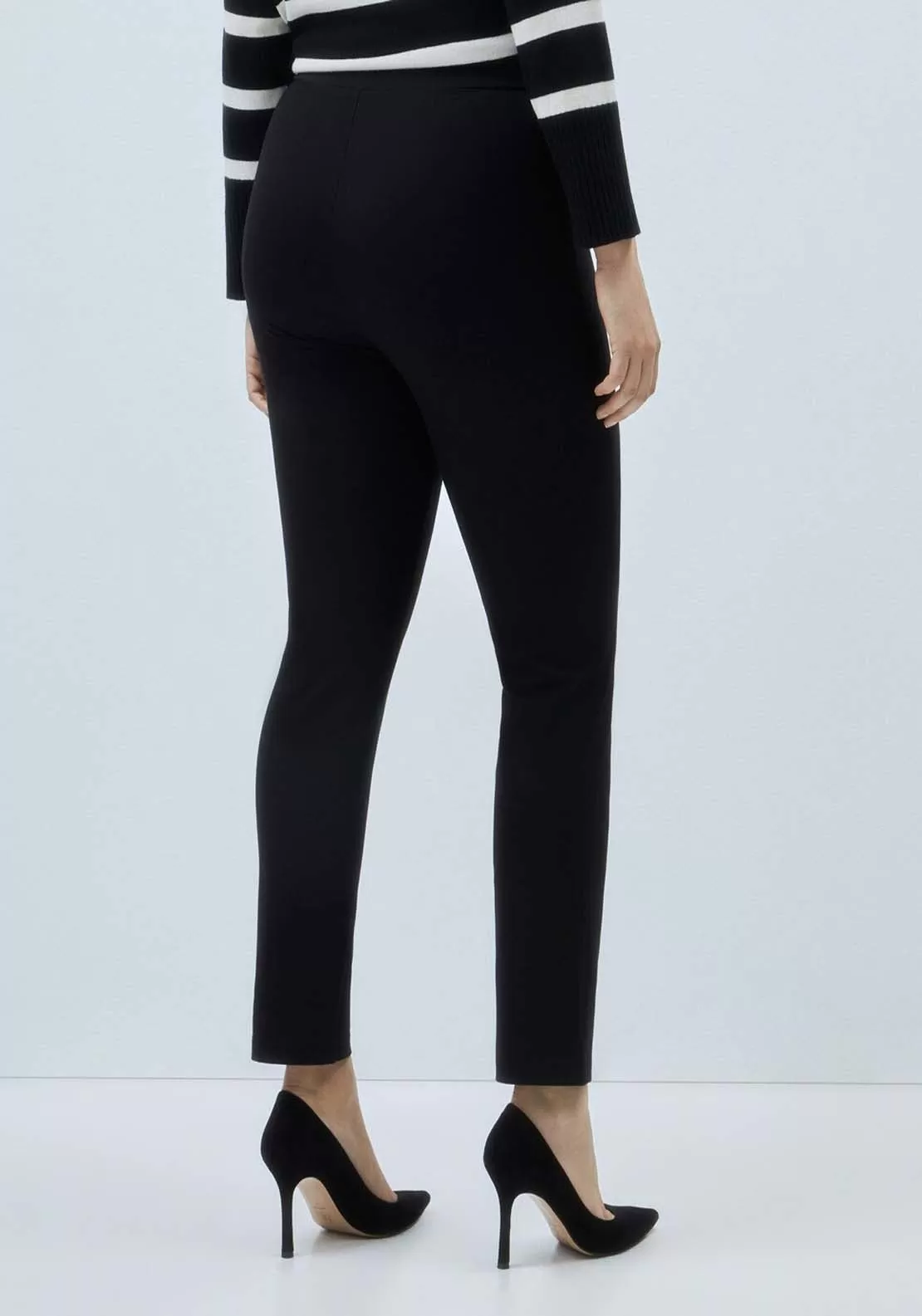 Knit Leggin Trousers - Black