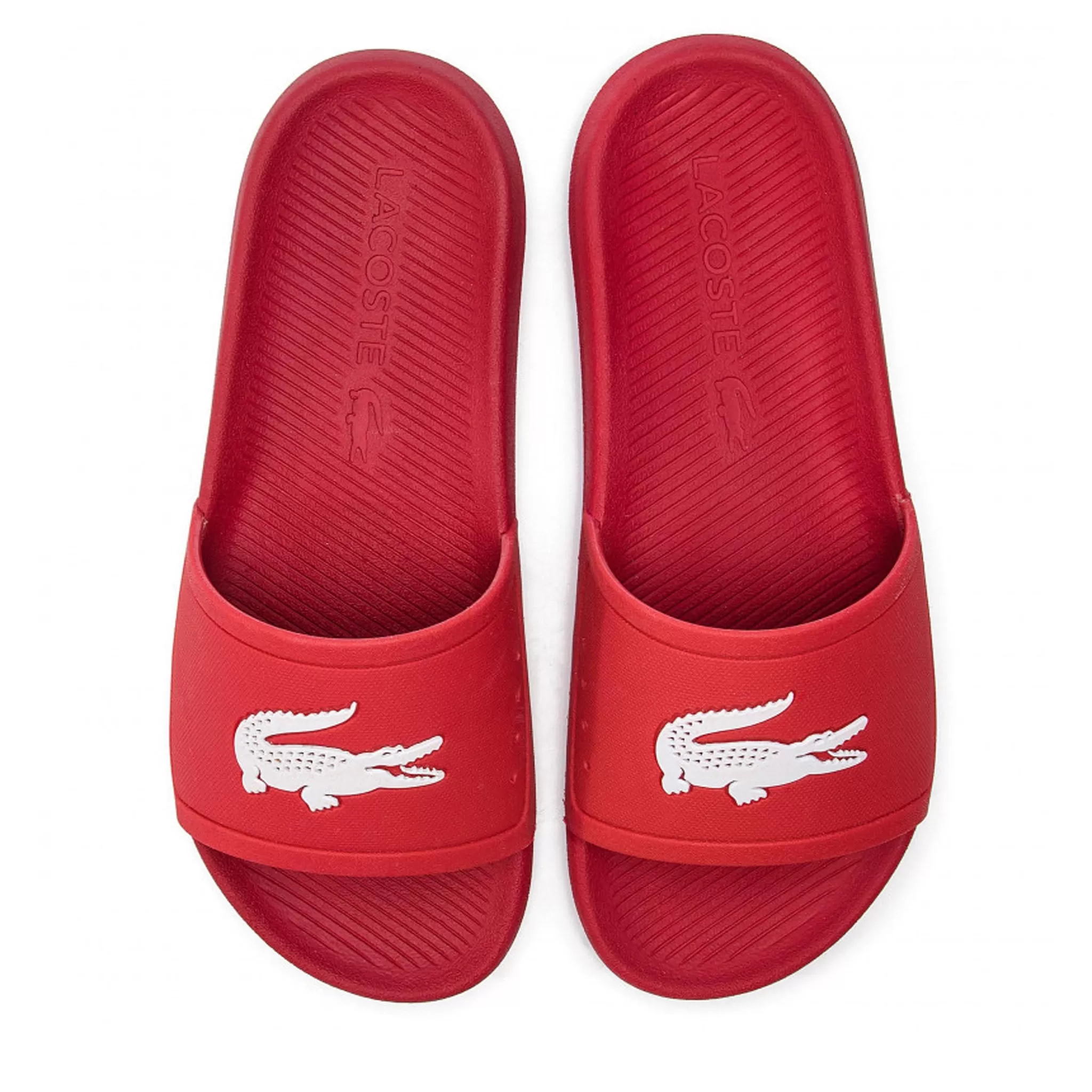 Lacoste Croco Slide 119 1 Mens Red Sliders