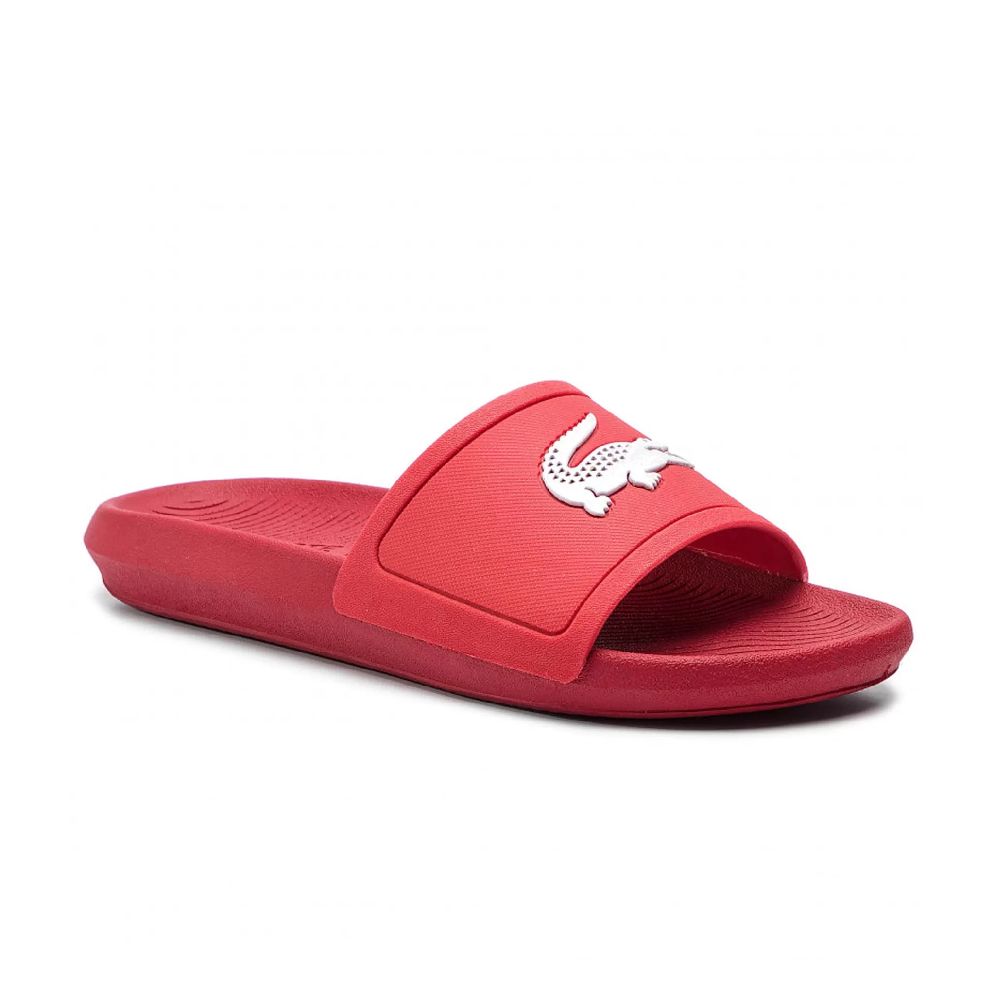 Lacoste Croco Slide 119 1 Mens Red Sliders